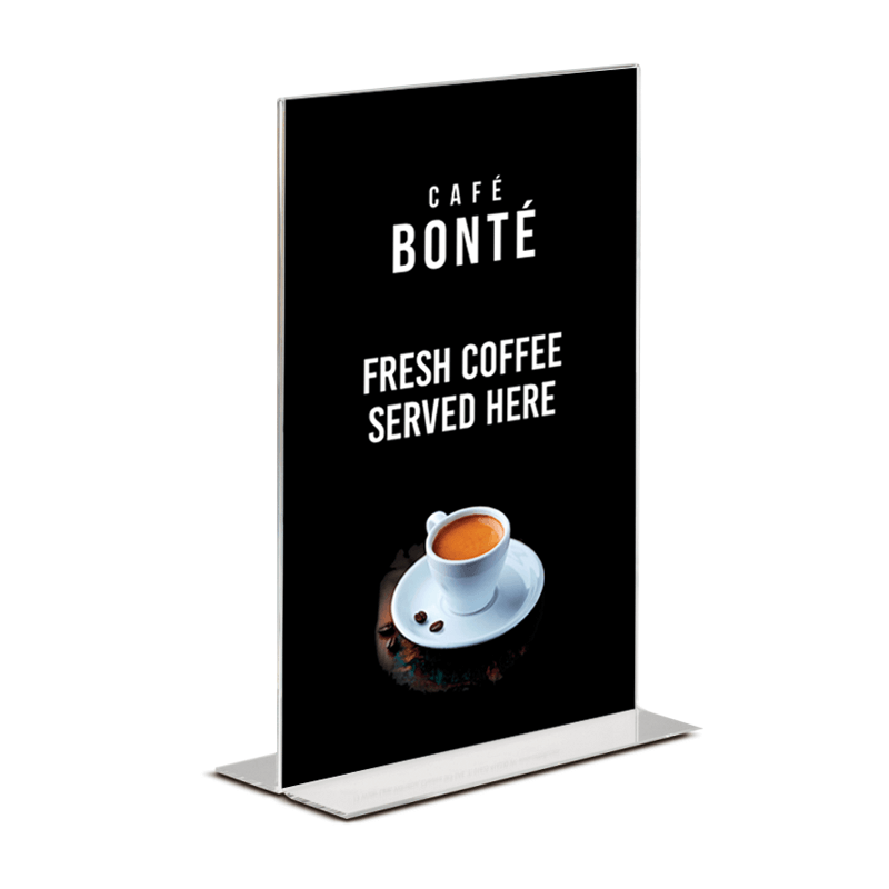 A5 Café Bonté Table Talker Liquidline Ireland